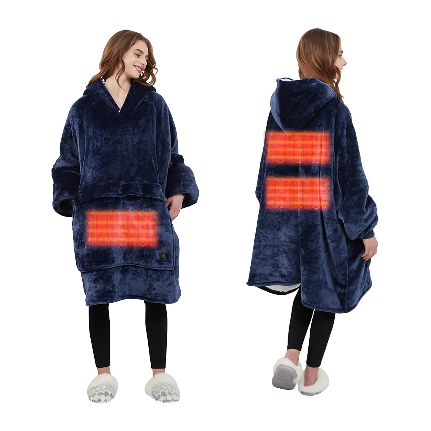 Sonagby™ - Sweat Plaid Chauffant Oversize